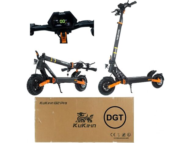 KuKirin G2 Pro DGT elektrinis paspirtukas – 500W | iki 25 km/h | iki 65 km 3