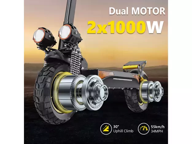 Elektrinis paspirtukas iENYRID ES6 / 2000 W / 48 V / 20.8 Ah / 55 km/h 13