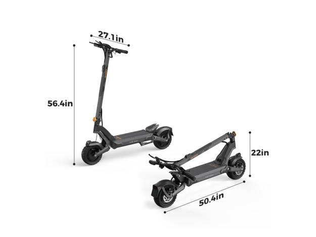 Ausom L2 Dual MAX Motor 2x1000W/ 65 km/h / 20.8ah 11