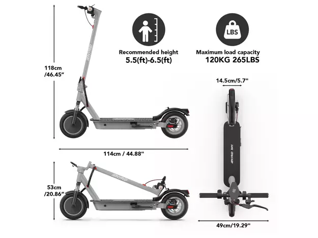 Elektrinis paspirtukas iENYRID M1  / 500 W / 36 V / 12.5Ah / 35 km/h 6