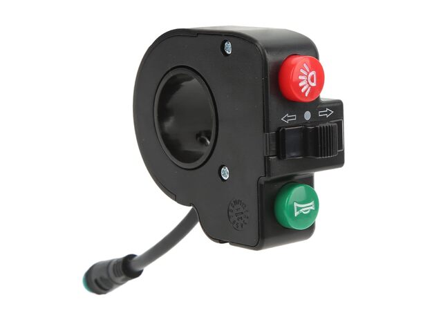 Priekinės lempos, signalo ir posukių jungiklis / 5 kontaktų - Kugoo M4, M4 Pro, G-Booster. Tinka ir kitiems elektriniams paspirtukams.