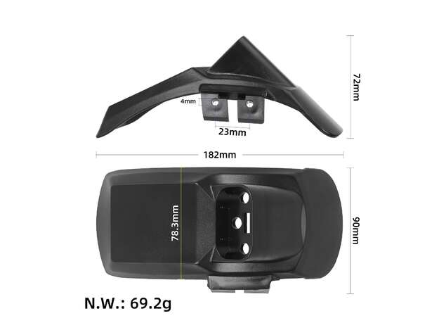 Kugoo KuKirin G2 PRO galinis sparnas 1