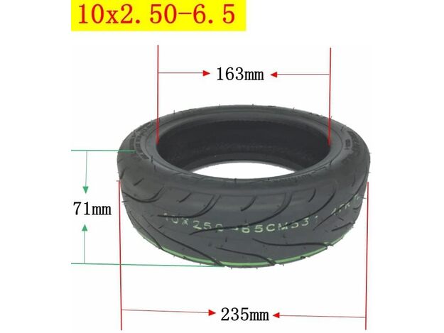 Vakuminė padanga CST 10x2.50-6.5  1