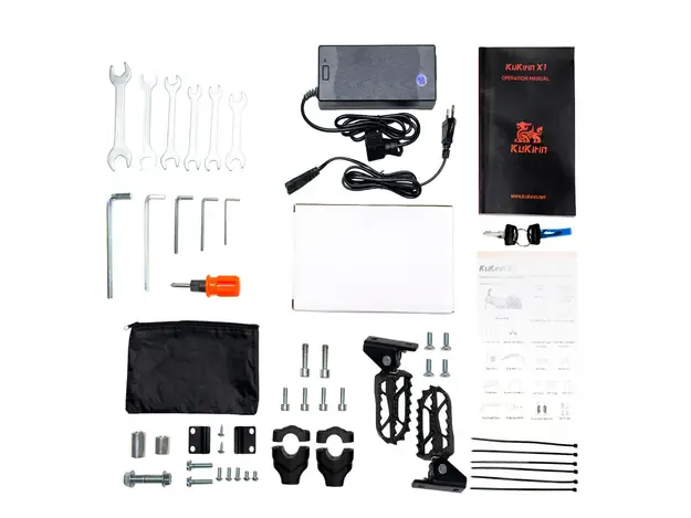 KuKirin X1 elektrinis motociklas / pitbike – 1000W | 50 km/h | iki 40 km 9