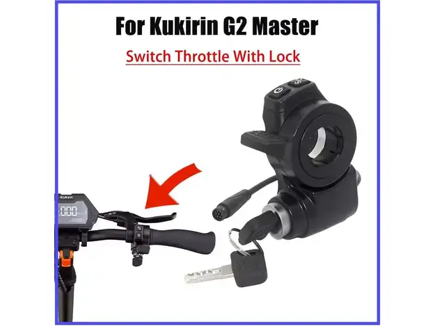 Kukirin G2 Master jungiklis su apsauginiu raktu (Finger Power Switch)