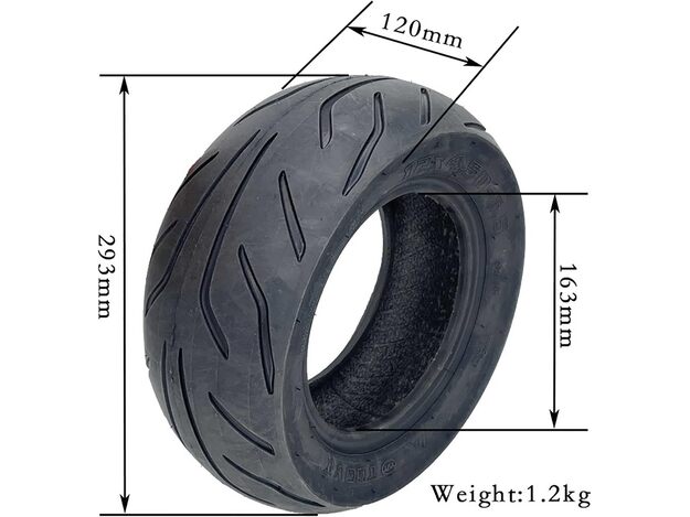 Vakuminė padanga 12 colių. 12x4.50-6.5