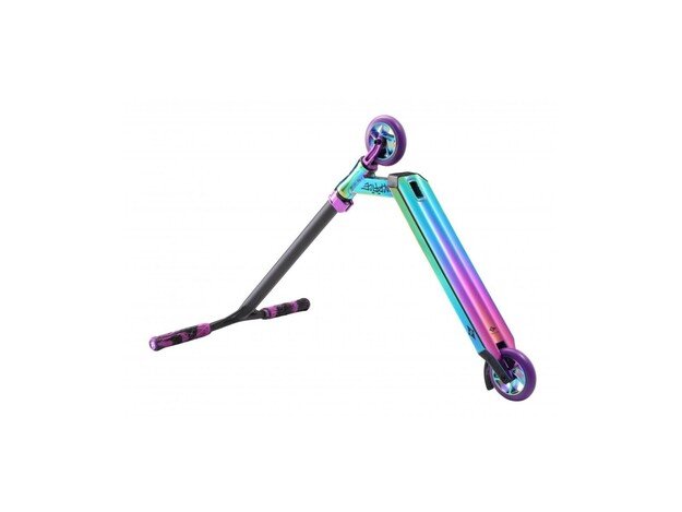 Sacrifice V2 Flyte 100 Neochrome Purple Grafitti / 2.8Kg Lengviausias pasaulyje gamykliškai surinktas triukinis paspirtukas!