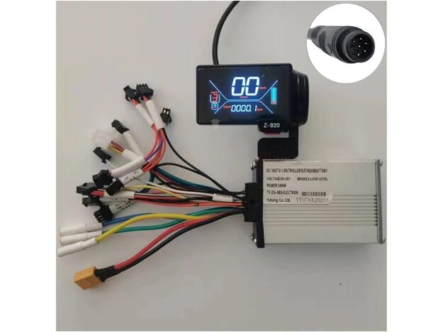 KUGOO KIRIN M4 PRO ELEKTRINIO PASPIRTUKO/ DVIRAČIO 6 kontaktų LCD Z-920 EKRANAS + Kontroleris 500W 48V