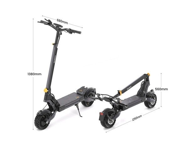 Elektrinis paspirtukas Ausom L2 / 800 W / 48 V / 15.6 Ah / 45 km/h 2